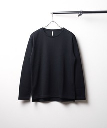 【69】【it】ロングスリーブクルーネックリブ編みニットソー