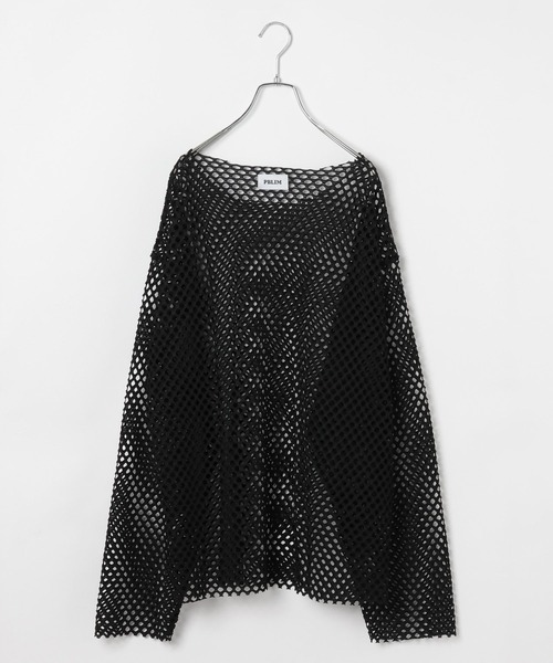 PBLIM(ページボーイリム)の「PBLIM/メッシュオーバートップス(Tシャツ/カットソー・レディース・オフホワイト/ブルー/ブラック/オレンジ/カーキ・FREE)」の18枚目の写真