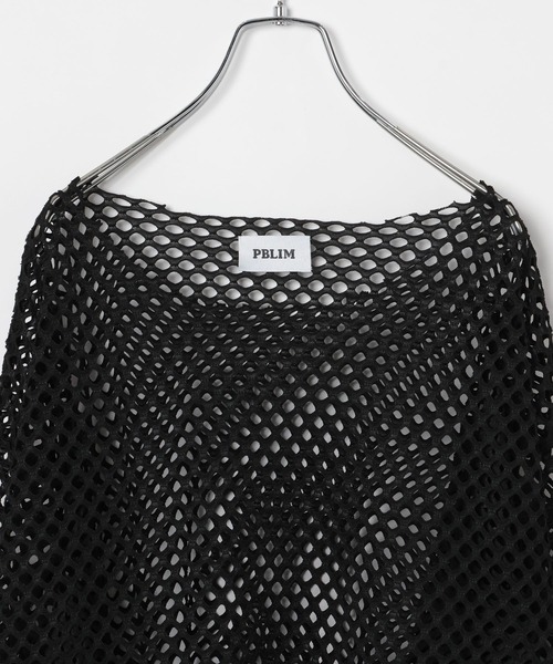 PBLIM(ページボーイリム)の「PBLIM/メッシュオーバートップス(Tシャツ/カットソー・レディース・オフホワイト/ブルー/ブラック/オレンジ/カーキ・FREE)」の20枚目の写真