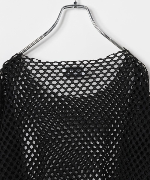 PBLIM(ページボーイリム)の「PBLIM/メッシュオーバートップス(Tシャツ/カットソー・レディース・オフホワイト/ブルー/ブラック/オレンジ/カーキ・FREE)」の21枚目の写真