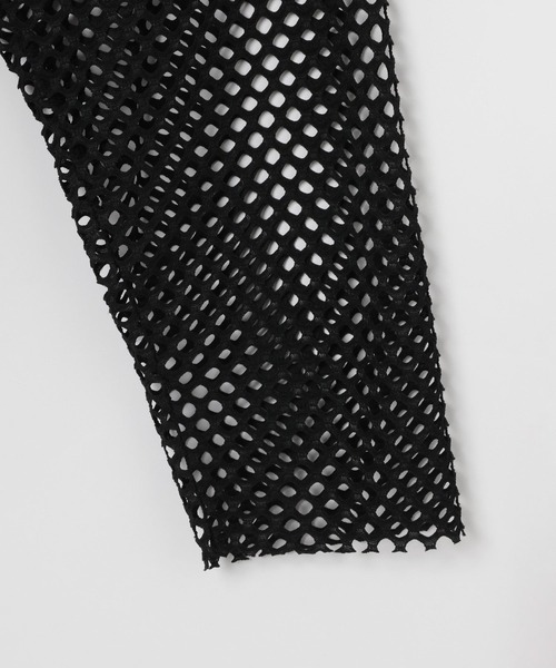 PBLIM(ページボーイリム)の「PBLIM/メッシュオーバートップス(Tシャツ/カットソー・レディース・オフホワイト/ブルー/ブラック/オレンジ/カーキ・FREE)」の22枚目の写真