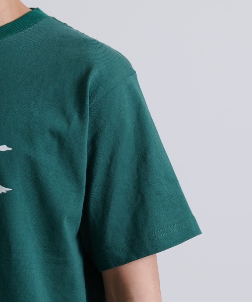 Eddie Bauer（エディーバウアー）の「ロゴ 半袖Tシャツ（Tシャツ/カットソー・メンズ・ホワイト/ブラック/ダークブルー/ダークオリーブ/ボルドー・XL/L/M/XS/S/XXL）」の8枚目の写真