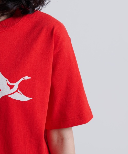 Eddie Bauer（エディーバウアー）の「ロゴ 半袖Tシャツ（Tシャツ/カットソー・メンズ・ホワイト/ブラック/ダークブルー/ダークオリーブ/ボルドー・XL/L/M/XS/S/XXL）」の12枚目の写真