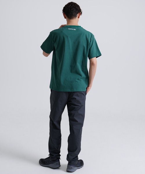 Eddie Bauer（エディーバウアー）の「ロゴ 半袖Tシャツ（Tシャツ/カットソー・メンズ・ホワイト/ブラック/ダークブルー/ダークオリーブ/ボルドー・XL/L/M/XS/S/XXL）」の16枚目の写真