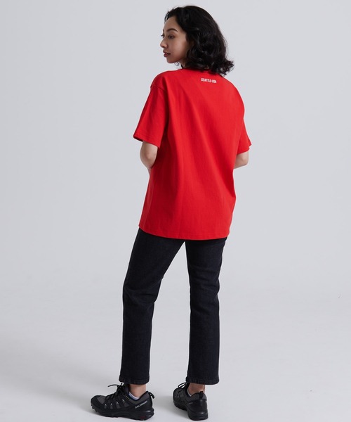 Eddie Bauer（エディーバウアー）の「ロゴ 半袖Tシャツ（Tシャツ/カットソー・メンズ・ホワイト/ブラック/ダークブルー/ダークオリーブ/ボルドー・XL/L/M/XS/S/XXL）」の19枚目の写真