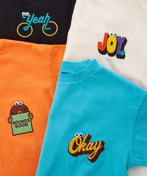 Ocean&Ground(オーシャン&グラウンド)の「プレイフルロゴモチーフTシャツ(80~140cm)(Tシャツ/カットソー・キッズ・ターコイズブルー/ブラック/ライム/キナリ/オレンジ・80/90/95/100/110/120/130/140)」の14枚目の写真