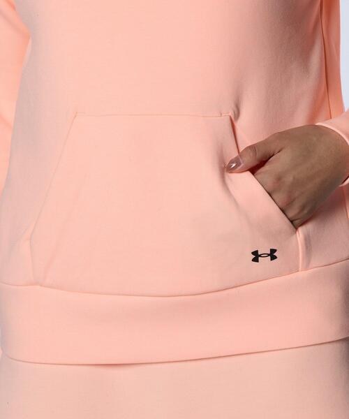 UNDER ARMOUR(アンダーアーマー)の「UAソフトニット プルオーバー フーディー(ゴルフ/レディース)(スウェット・レディース・オレンジ系・L)」の4枚目の写真