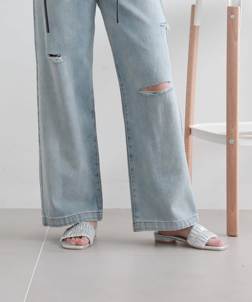 archives(アルシーヴ)の「フラットサンダル(サンダル・レディース・シルバーグレー/ゴールド・MEDIUM/LARGE)」の9枚目の写真