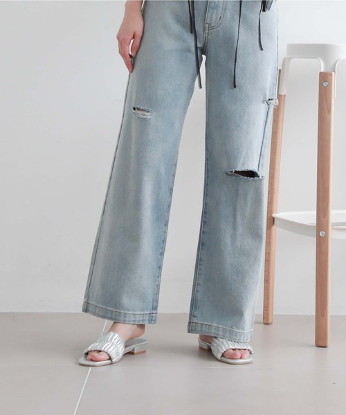 archives(アルシーヴ)の「フラットサンダル(サンダル・レディース・シルバーグレー/ゴールド・MEDIUM/LARGE)」の8枚目の写真