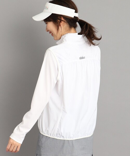 【セール】サイドメッシュ 異素材組み合わせ フルジップベスト（ベスト）｜adabat（アダバット）