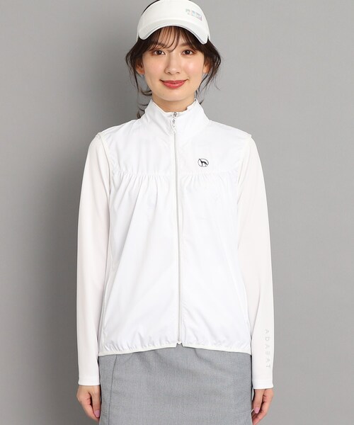 【セール】サイドメッシュ 異素材組み合わせ フルジップベスト（ベスト）｜adabat（アダバット）