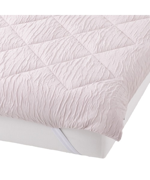 Francfranc WARMY リボン ベッドパッド シングル ピンク　新品 Amazon｜Francfranc フランフラン WARMY リボン ベッドパッド