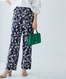 nissen | 総柄タックストレートパンツ(その他パンツ)