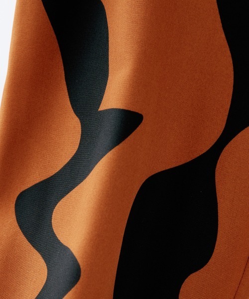 nissen（ニッセン）の「総柄タックストレートパンツ（その他パンツ・レディース・ネイビー系/ベージュ系/ブラウン系・L/M/S/LL）」の18枚目の写真