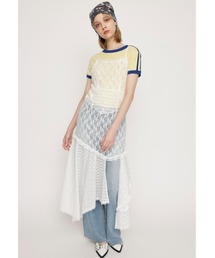 SLY | COMBINATION LACE DRESS コンビネーション レース ドレス(ワンピース)