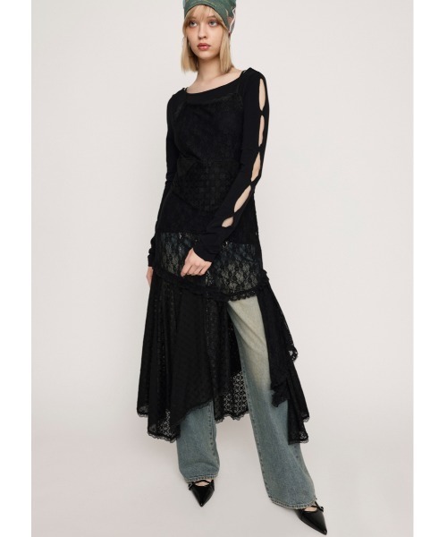 COMBINATION LACE DRESS コンビネーション レース ドレス SLY（スライ）の「COMBINATION LACE DRESS コンビネーション