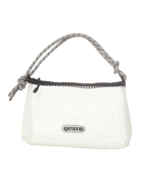 OUTDOOR PRODUCTS(アウトドアプロダクツ)の「【HEREIAM/OUTDOOR】メッシュミニショルダー(ショルダーバッグ・レディース・ブラック/レッド/ホワイト・FREE)」の18枚目の写真