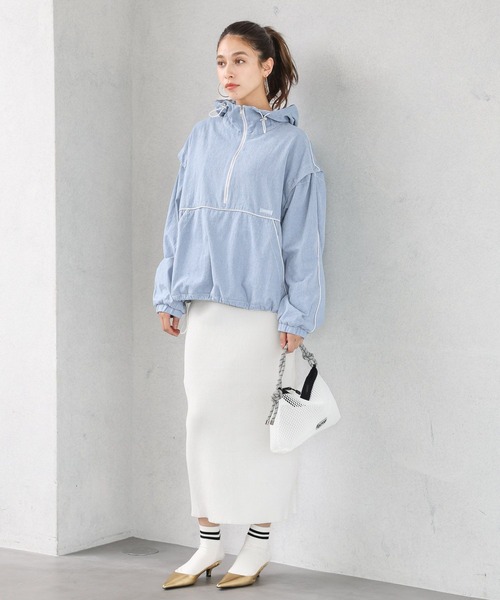 OUTDOOR PRODUCTS(アウトドアプロダクツ)の「【HEREIAM/OUTDOOR】メッシュミニショルダー(ショルダーバッグ・レディース・ブラック/レッド/ホワイト・FREE)」の22枚目の写真