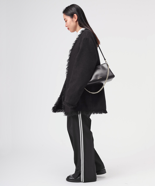 AP STUDIO（エーピーストゥディオ）の「T/W サイドラインパンツ（スラックス・レディース・ブラック/ネイビー・34/36/38）」の17枚目の写真