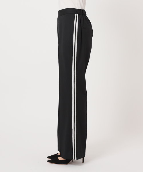 AP STUDIO（エーピーストゥディオ）の「T/W サイドラインパンツ（スラックス・レディース・ブラック/ネイビー・34/36/38）」の6枚目の写真