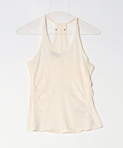 G-STAR(ジースター)の「GATHERED SLIM TANK TOP/ギャザースリムタンクトップ(タンクトップ・レディース・ピンク系その他/キナリ・X-SMALL/SMALL/MEDIUM)」の12枚目の写真