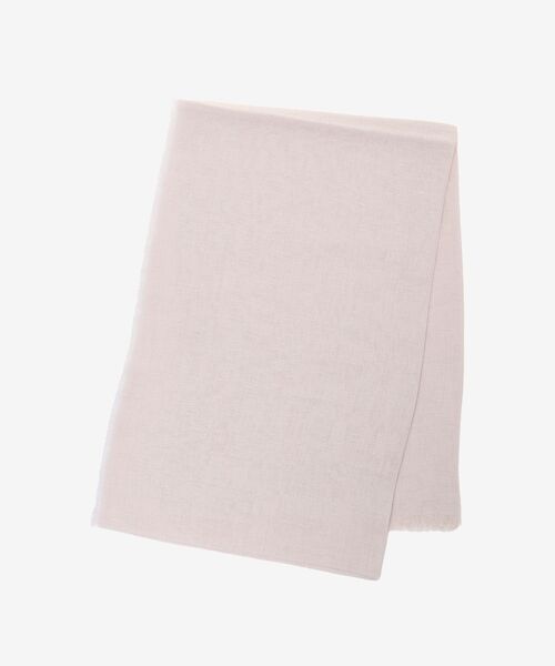 le.coeur blanc（ルクールブラン）の「コットン麻ストール（ストール/ショール・レディース・ライトグレー/ラベンダー/ライトベージュ・FREE）」の14枚目の写真