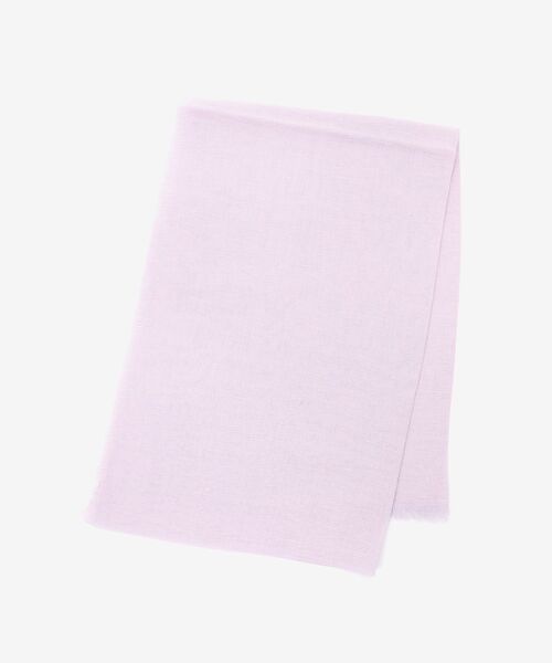 le.coeur blanc（ルクールブラン）の「コットン麻ストール（ストール/ショール・レディース・ライトグレー/ラベンダー/ライトベージュ・FREE）」の5枚目の写真