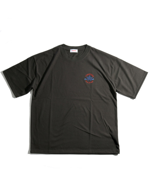 【セール】【neos】CONVERSE コンバース ルーズシルエット 接触冷感 UVカット プレーティング ラインストーン 天竺 ハーフスリーブ Tシャツ(Tシャツ/カットソー)|CONVERSE(コンバース) 【セール】【neos】CONVERSE コンバース ルーズシルエット 接触冷感 UVカット プレーティング ラインストーン 天竺 ハーフスリーブ Tシャツ(Tシャツ/カットソー)|CONVERSE(コンバース)