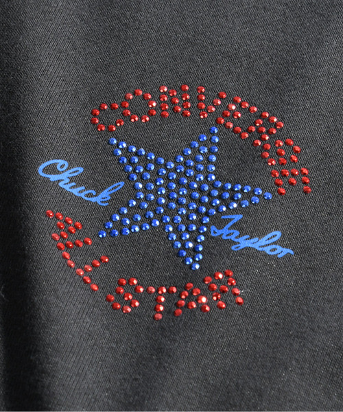 【セール】【neos】CONVERSE コンバース ルーズシルエット 接触冷感 UVカット プレーティング ラインストーン 天竺 ハーフスリーブ Tシャツ(Tシャツ/カットソー)|CONVERSE(コンバース) 【セール】【neos】CONVERSE コンバース ルーズシルエット 接触冷感 UVカット プレーティング ラインストーン 天竺 ハーフスリーブ Tシャツ(Tシャツ/カットソー)|CONVERSE(コンバース)