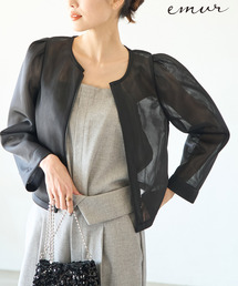 ROPE' PICNIC | 【emur/エミュール】 シアーカーディガン(カーディガン/ボレロ)