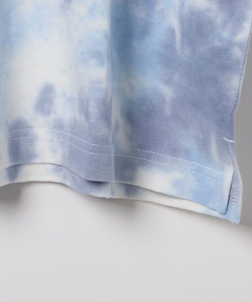 BAYFLOW(ベイフロー)の「タイダイTシャツ(KIDS)(Tシャツ/カットソー・キッズ・ピンク/ブルー/マルチ・110cm/120cm/130cm/140cm/150cm)」の6枚目の写真