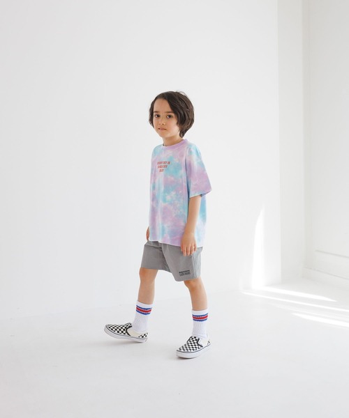 BAYFLOW(ベイフロー)の「タイダイTシャツ(KIDS)(Tシャツ/カットソー・キッズ・ピンク/ブルー/マルチ・110cm/120cm/130cm/140cm/150cm)」の12枚目の写真