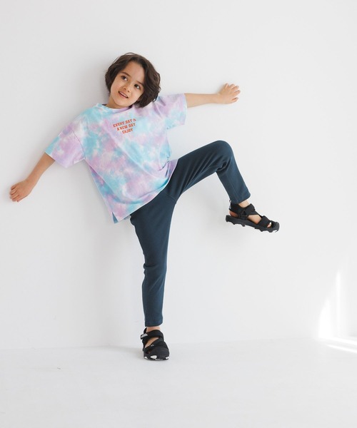 BAYFLOW(ベイフロー)の「タイダイTシャツ(KIDS)(Tシャツ/カットソー・キッズ・ピンク/ブルー/マルチ・110cm/120cm/130cm/140cm/150cm)」の13枚目の写真