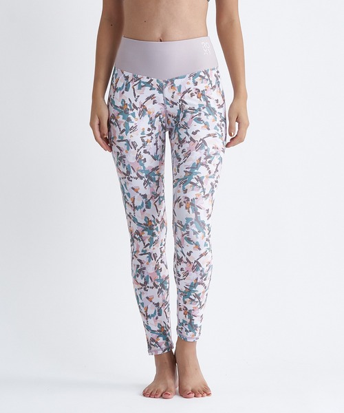 ROXY（ロキシー）の「FLAMINGO LEGGINGS/ロキシー水陸両用速乾UVカットレギンス・スパッツ（レギンス/スパッツ・レディース・マルチ/グリーン/ブラック・SMALL/MEDIUM/LARGE）」の3枚目の写真