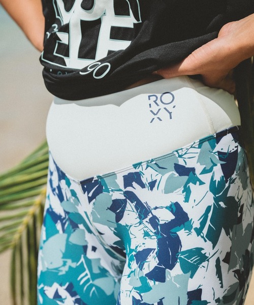 ROXY（ロキシー）の「FLAMINGO LEGGINGS/ロキシー水陸両用速乾UVカットレギンス・スパッツ（レギンス/スパッツ・レディース・マルチ/グリーン/ブラック・SMALL/MEDIUM/LARGE）」の15枚目の写真