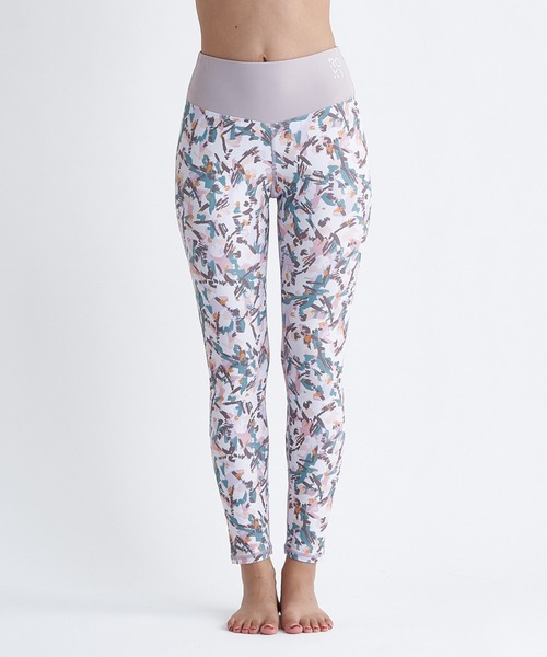 ROXY（ロキシー）の「FLAMINGO LEGGINGS/ロキシー水陸両用速乾UVカットレギンス・スパッツ（レギンス/スパッツ・レディース・マルチ/グリーン/ブラック・SMALL/MEDIUM/LARGE）」の10枚目の写真