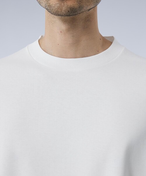 UNITED TOKYO（ユナイテッドトウキョウ）の「テクノラマ リラックスロングスリーブTee（Tシャツ/カットソー・メンズ・オフホワイト/ネイビー・1/3/2）」の3枚目の写真