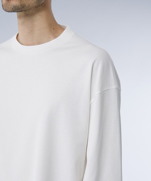 UNITED TOKYO（ユナイテッドトウキョウ）の「テクノラマ リラックスロングスリーブTee（Tシャツ/カットソー・メンズ・オフホワイト/ネイビー・1/3/2）」の6枚目の写真