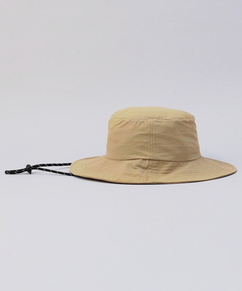 FREAK'S STORE(フリークスストア)の「UVカット撥水パッカブルサファリハット(ハット・レディース・オリーブ/ブラック/ベージュ・ONE SIZE)」の15枚目の写真