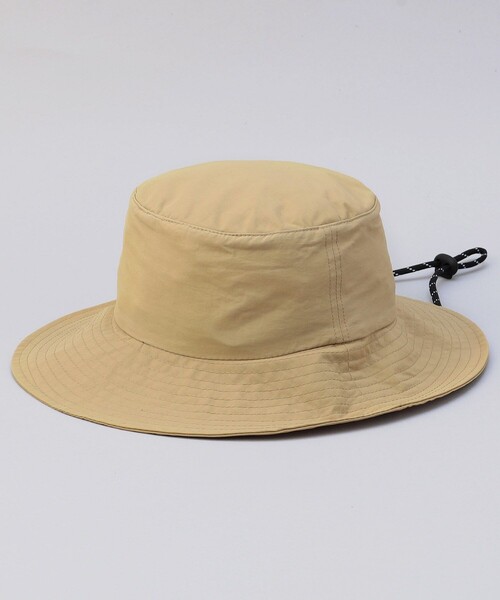 FREAK'S STORE(フリークスストア)の「UVカット撥水パッカブルサファリハット(ハット・レディース・オリーブ/ブラック/ベージュ・ONE SIZE)」の17枚目の写真