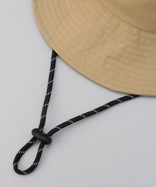 FREAK'S STORE(フリークスストア)の「UVカット撥水パッカブルサファリハット(ハット・レディース・オリーブ/ブラック/ベージュ・ONE SIZE)」の18枚目の写真