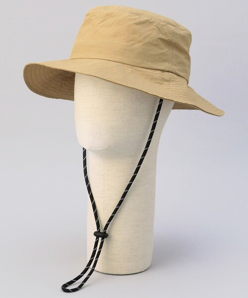 FREAK'S STORE(フリークスストア)の「UVカット撥水パッカブルサファリハット(ハット・レディース・オリーブ/ブラック/ベージュ・ONE SIZE)」の7枚目の写真