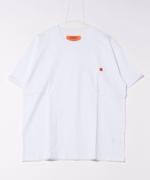 UNIVERSAL OVERALL(ユニバーサルオーバーオール)の「【UNIVERSAL OVERALL】POCKET S/S U2413209(Tシャツ/カットソー・メンズ・オートミール/グレー/ネイビー/ブラック/ホワイト/スモーキーグリーン系・XL/M/L/3XL/2XL/XS/S)」の8枚目の写真