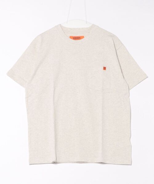 UNIVERSAL OVERALL(ユニバーサルオーバーオール)の「【UNIVERSAL OVERALL】POCKET S/S U2413209(Tシャツ/カットソー・メンズ・オートミール/グレー/ネイビー/ブラック/ホワイト/スモーキーグリーン系・XL/M/L/3XL/2XL/XS/S)」の10枚目の写真