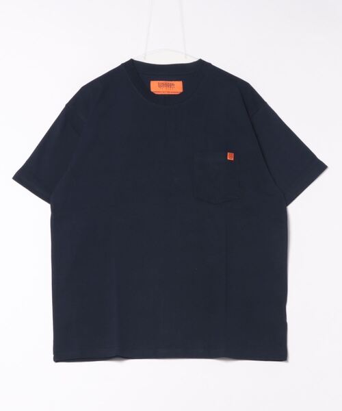 UNIVERSAL OVERALL(ユニバーサルオーバーオール)の「【UNIVERSAL OVERALL】POCKET S/S U2413209(Tシャツ/カットソー・メンズ・オートミール/グレー/ネイビー/ブラック/ホワイト/スモーキーグリーン系・XL/M/L/3XL/2XL/XS/S)」の11枚目の写真