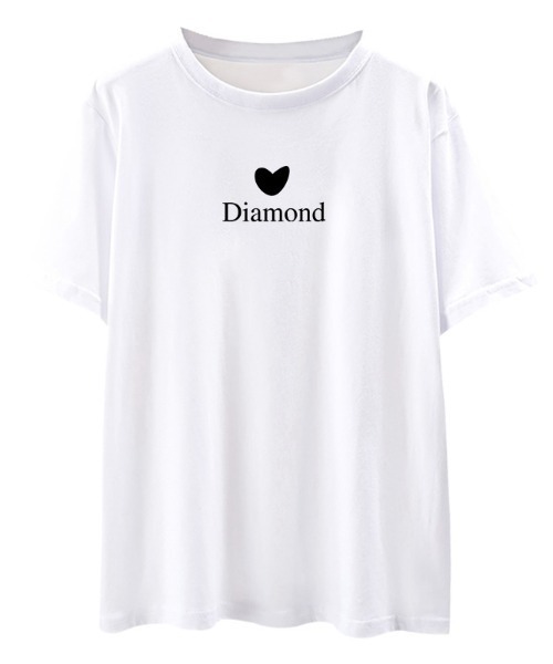 deux amour(ドゥーザムール)の「ハート&ロゴプリントTシャツ(Tシャツ/カットソー・レディース・ピンク/イエロー/オレンジ/ブルー/グリーン/レッド/パープル/ブラック/ホワイト/チャコールグレー/ラベンダー/サーモンピンク・FREE)」の17枚目の写真