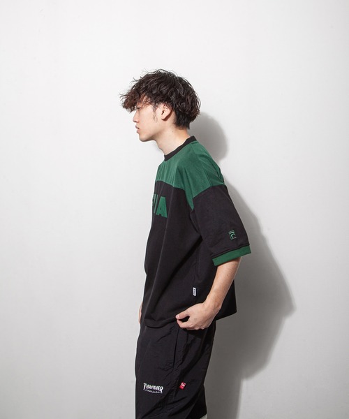 FILA(フィラ)の「【FILA】 90’s ヴィンテージ ロゴ プリント 半袖 リンガー Tシャツ(Tシャツ/カットソー・レディース・ホワイト/ブラック/ネイビー/ブラック系/ホワイト系・MEDIUM/LARGE)」の17枚目の写真