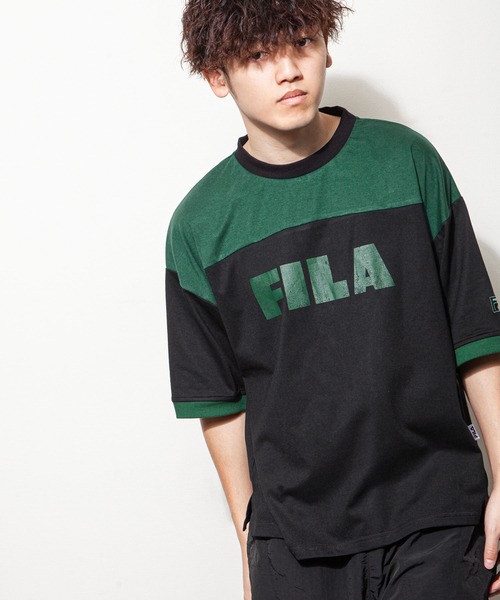 FILA(フィラ)の「【FILA】 90’s ヴィンテージ ロゴ プリント 半袖 リンガー Tシャツ(Tシャツ/カットソー・レディース・ホワイト/ブラック/ネイビー/ブラック系/ホワイト系・MEDIUM/LARGE)」の15枚目の写真
