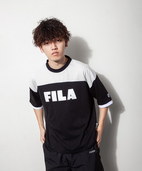 FILA(フィラ)の「【FILA】 90’s ヴィンテージ ロゴ プリント 半袖 リンガー Tシャツ(Tシャツ/カットソー・レディース・ホワイト/ブラック/ネイビー/ブラック系/ホワイト系・MEDIUM/LARGE)」の12枚目の写真