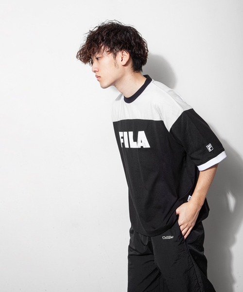 FILA(フィラ)の「【FILA】 90’s ヴィンテージ ロゴ プリント 半袖 リンガー Tシャツ(Tシャツ/カットソー・レディース・ホワイト/ブラック/ネイビー/ブラック系/ホワイト系・MEDIUM/LARGE)」の13枚目の写真